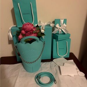 Tiffany & Co. Tiffany Blue Leather Mini Bag